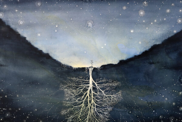 Painting by Rose-Marie Caldecott