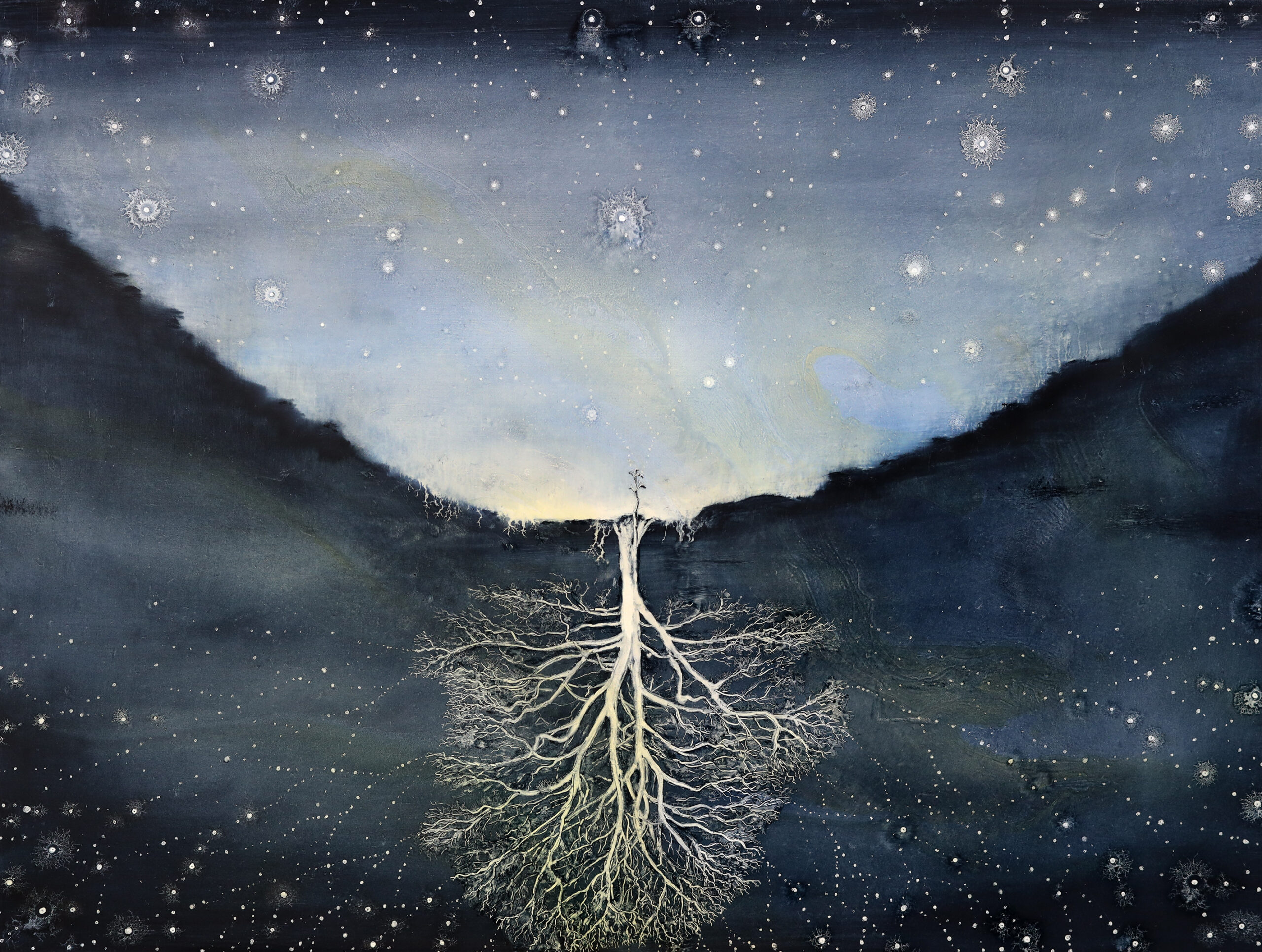 Painting by Rose-Marie Caldecott